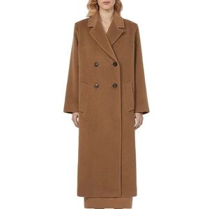 Max Mara WEEKEND Double Breasted Coat in Wool and Alpaca